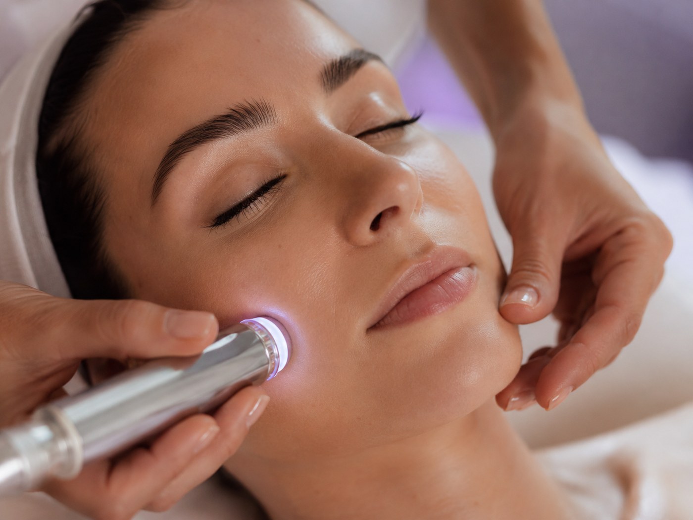 Facial treatment session at Rescu Wellness Scarsdale — physician-supervised skincare