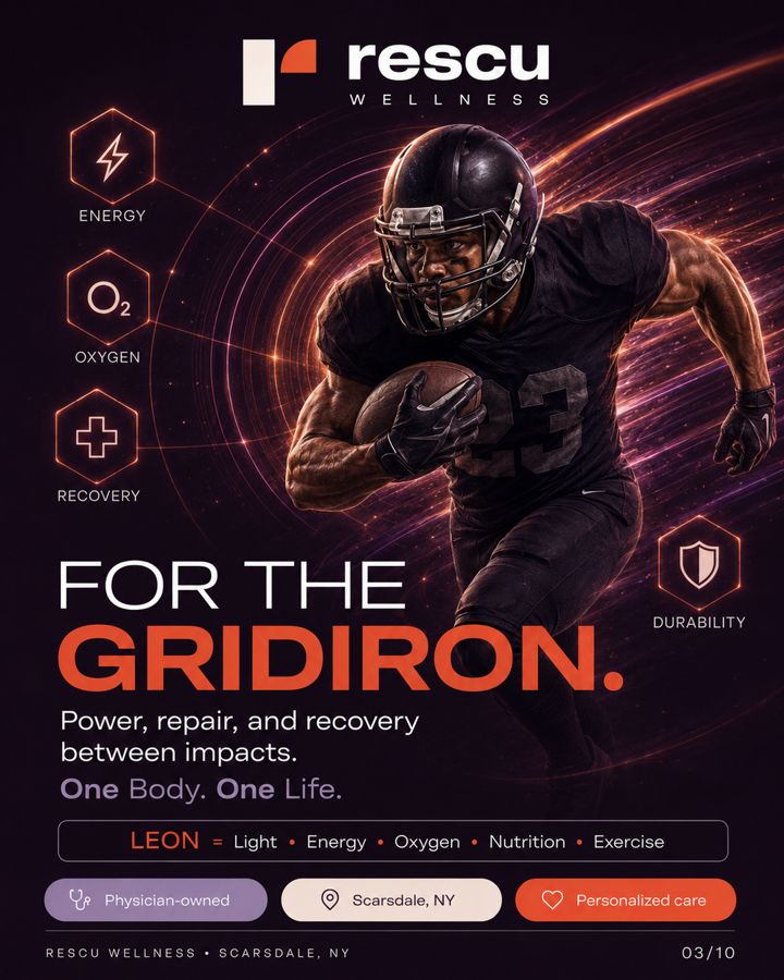 For the gridiron — power, repair and recovery between impacts