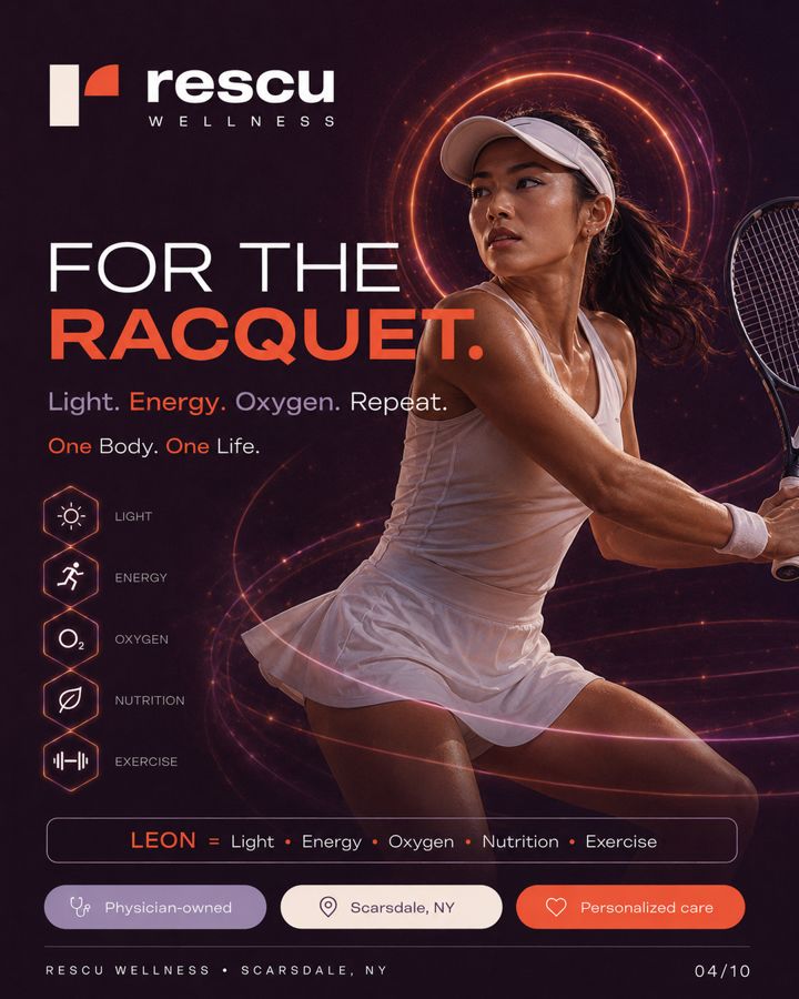 For the racquet — recovery for tennis & pickleball