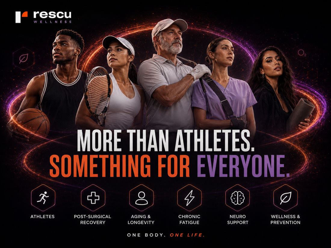 More than athletes — recovery support explored by post-surgical clients, active agers, and busy professionals
