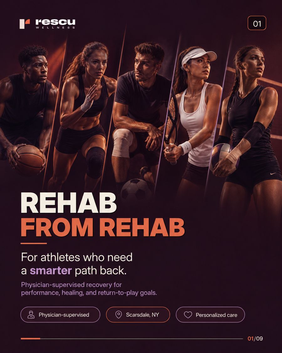 Rehab from Rehab — physician-supervised recovery for athletes and physical therapy patients
