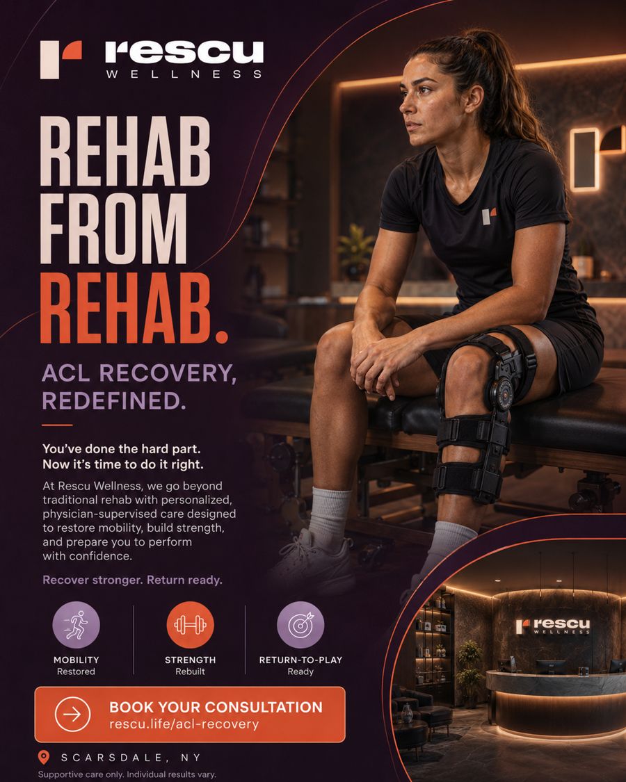 ACL recovery support after surgery and PT