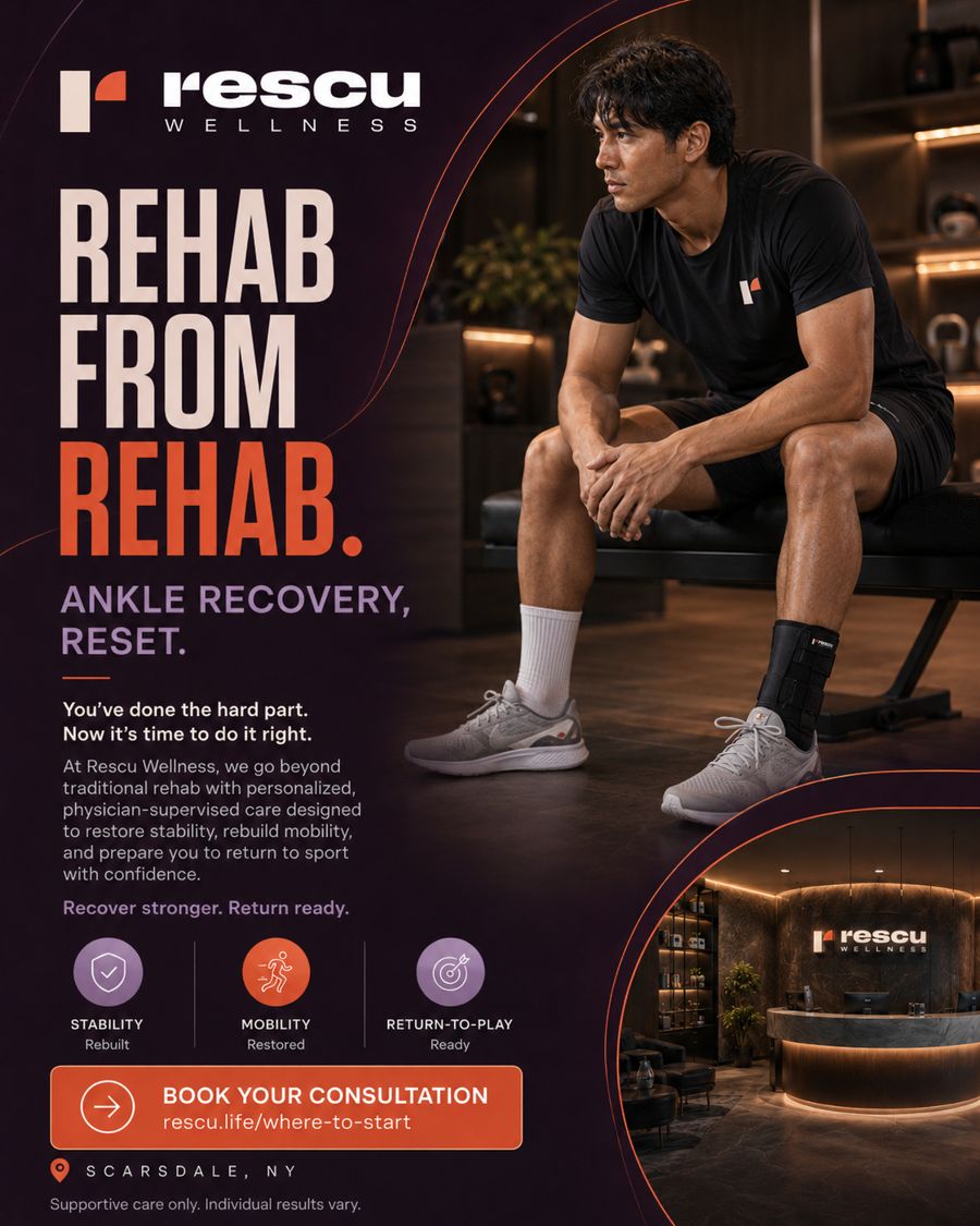 Ankle recovery support after sprains and PT